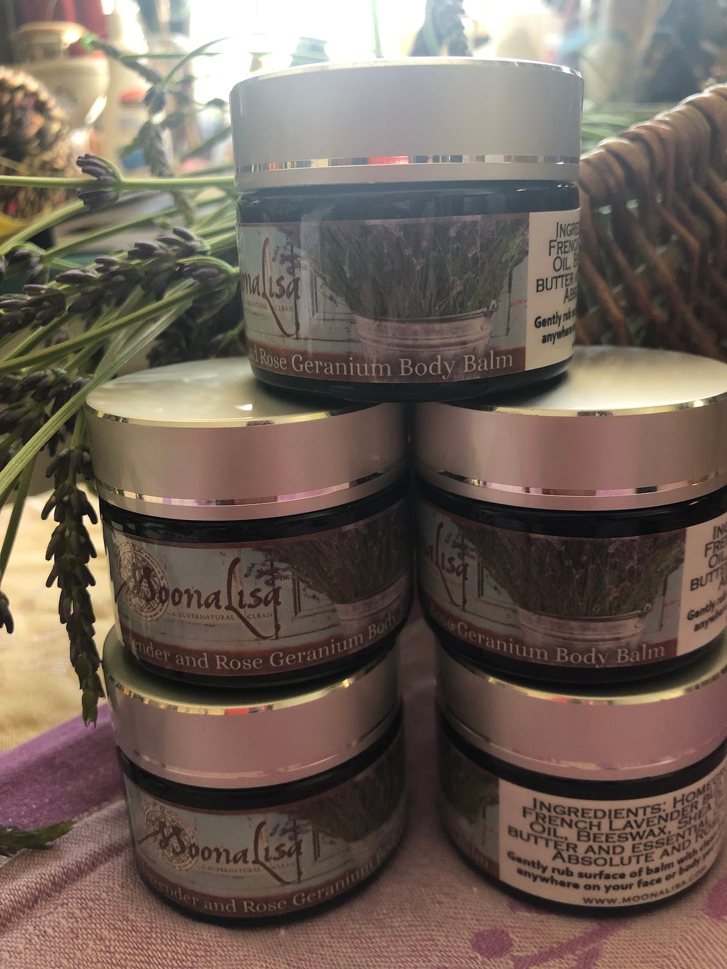 Lavender and Rose Geranium Body Balm